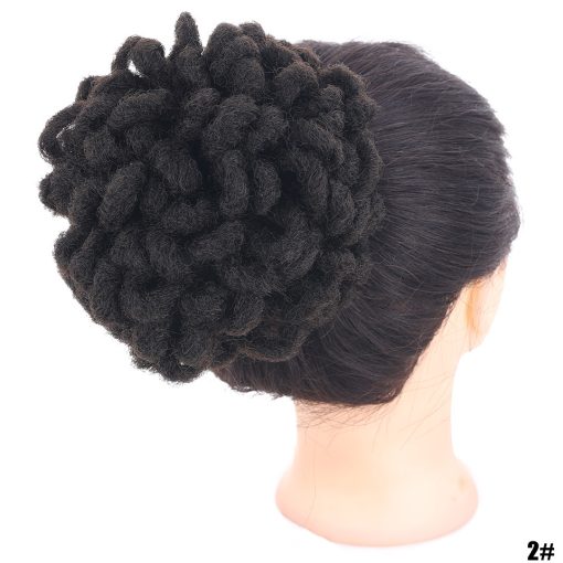 African Wig Bun Hair Bag Drawstring Dreadlocks Afro Hair Bag - Image 7
