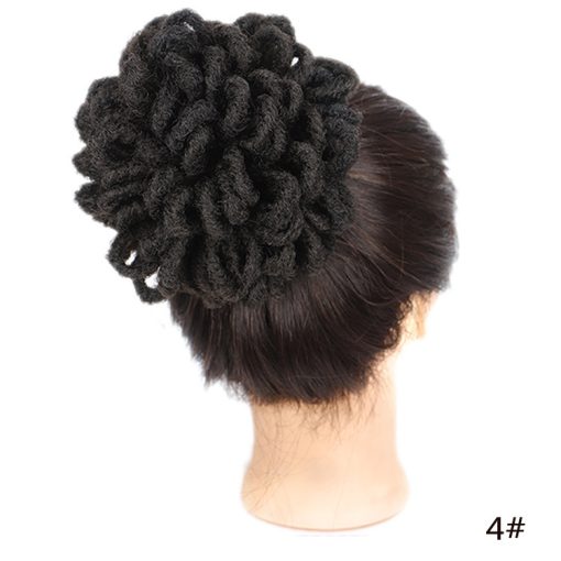 African Wig Bun Hair Bag Drawstring Dreadlocks Afro Hair Bag - Image 8